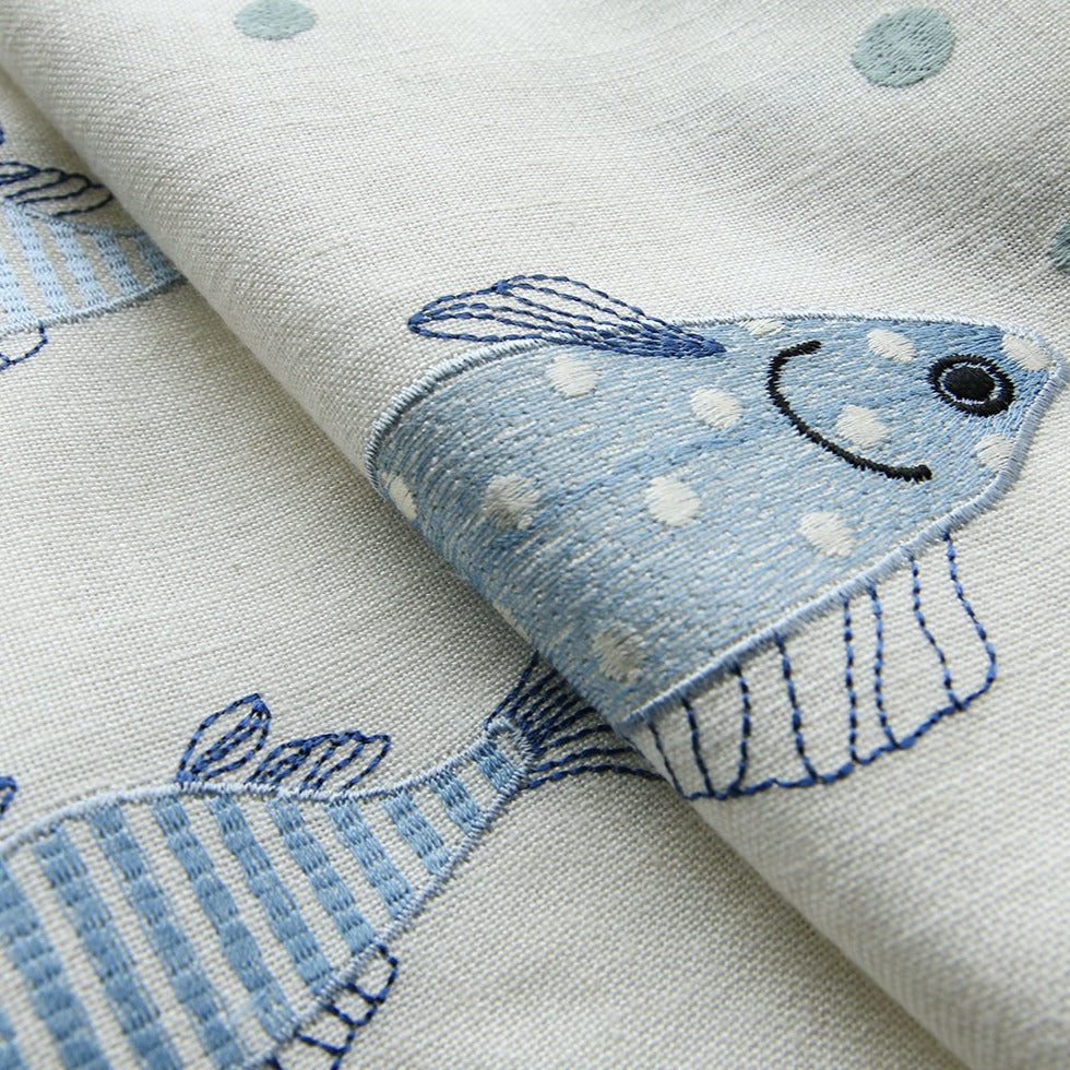 Custom Nemo Kids Embroidered Room Darkening Curtains / Drapes | MIFU Decor
