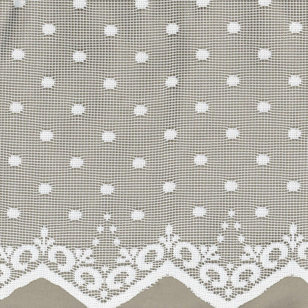 Custom Jacquard Polka Dots Sheer Curtains / Drapes | MIFU Decor