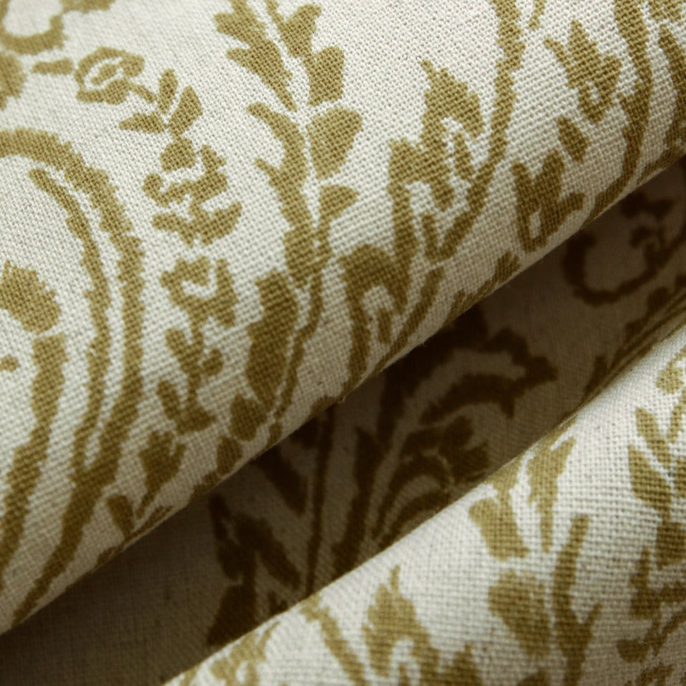 Custom Damask Cotton-Linen Floral Print Curtains / Drapes | MIFU Decor