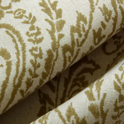 Custom Damask Cotton-Linen Floral Print Curtains / Drapes | MIFU Decor