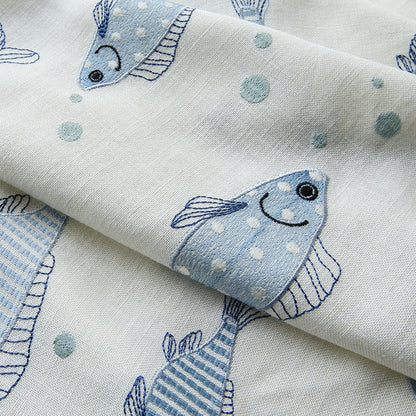Custom Nemo Kids Embroidered Room Darkening Curtains / Drapes | MIFU Decor