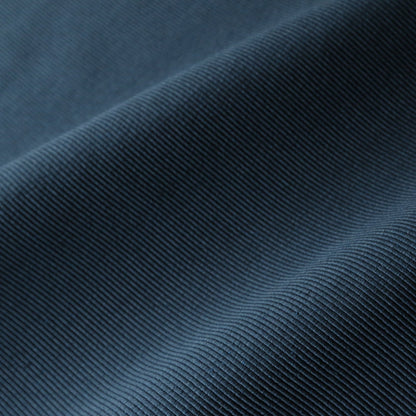 Custom Marine Navy Blue Textured Horizontal Stripe Roman Shades | MIFU Decor