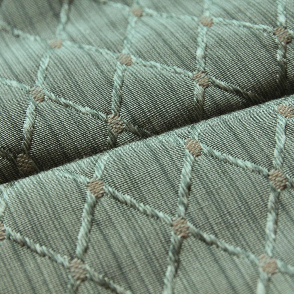 Custom Jo Geometric Jacquard Blackout Curtains / Drapes | MIFU Decor