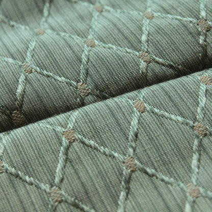 Custom Jo Geometric Jacquard Blackout Curtains / Drapes | MIFU Decor