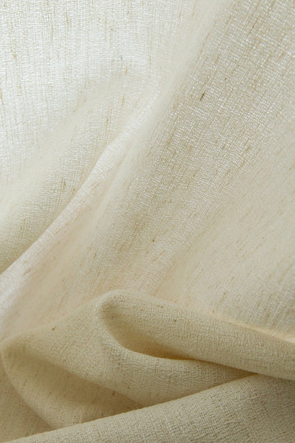 Custom Serenity Linen-Blend Jacquard Light-Filtering Curtains / Drapes | MIFU Decor