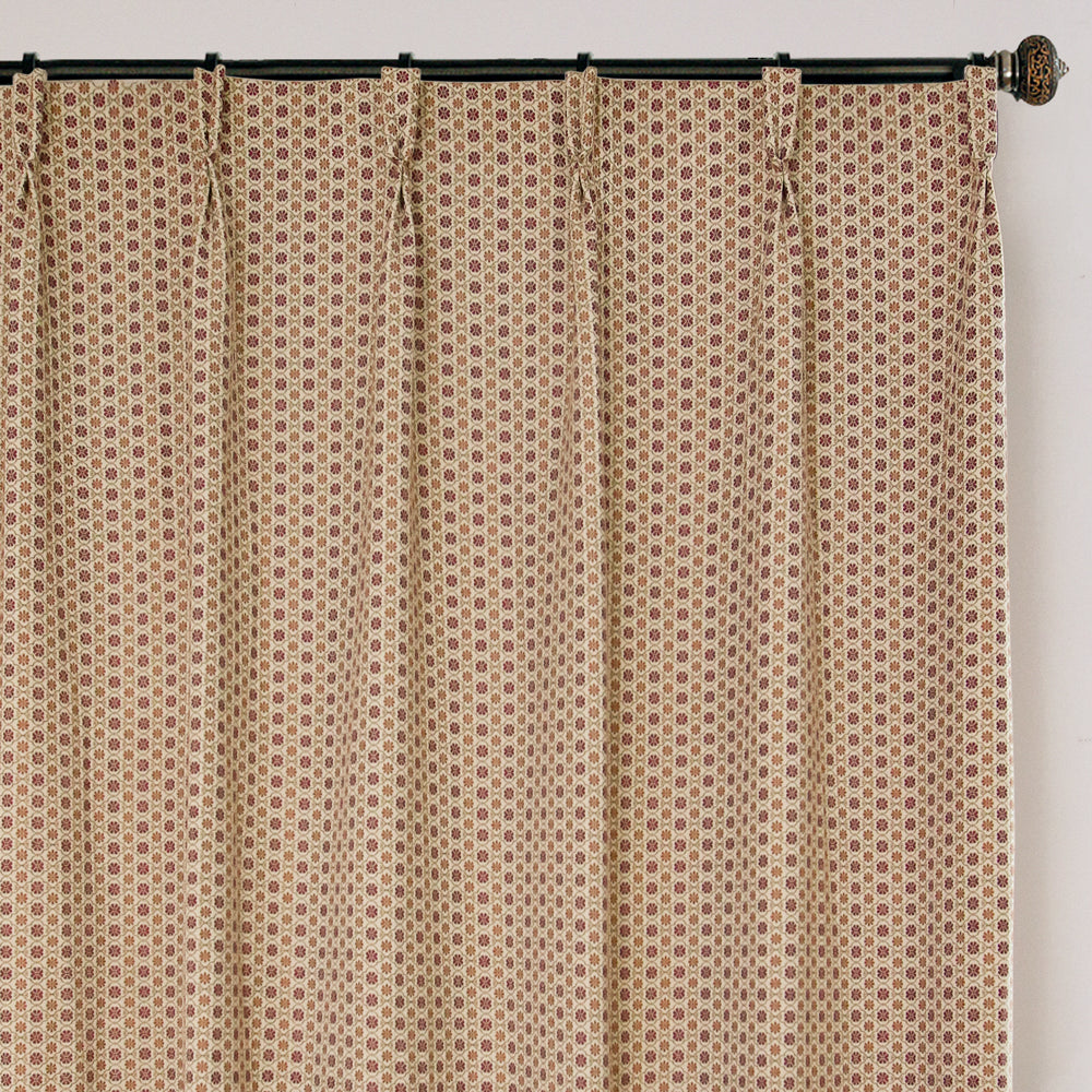 Custom Idyllist 100% Organic Cotton Floral Room Darkening Curtains / Drapes | MIFU Decor