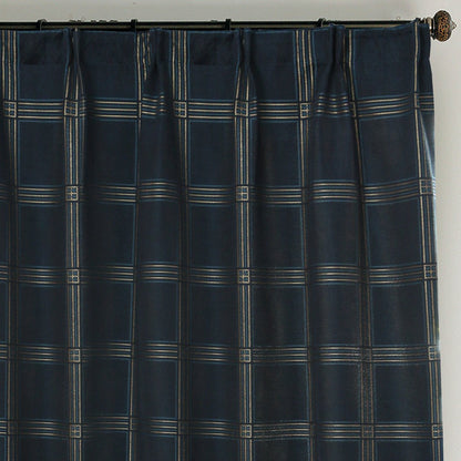 Opera Geometric Yarn-dyed Room Darkening Drapes/Curtains
