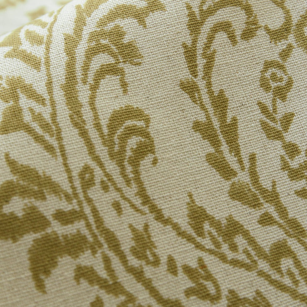 Custom Damask Cotton-Linen Floral Print Curtains / Drapes | MIFU Decor