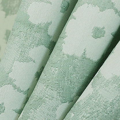 Custom Dawn Floral Jacquard Room Darkening Curtains / Drapes | MIFU Decor