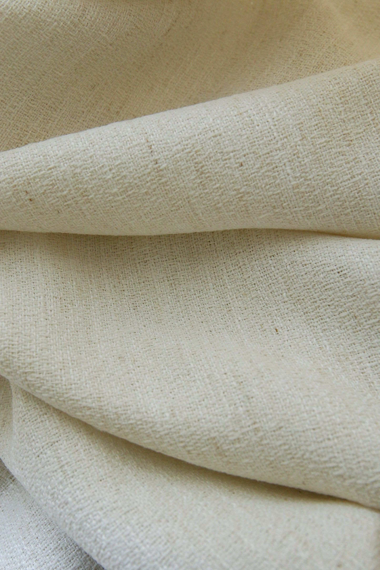 Custom Serenity Linen-Blend Jacquard Light-Filtering Curtains / Drapes | MIFU Decor