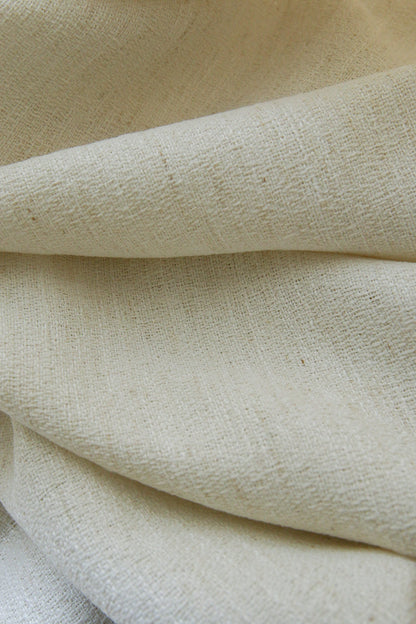 Custom Serenity Linen-Blend Jacquard Light-Filtering Curtains / Drapes | MIFU Decor