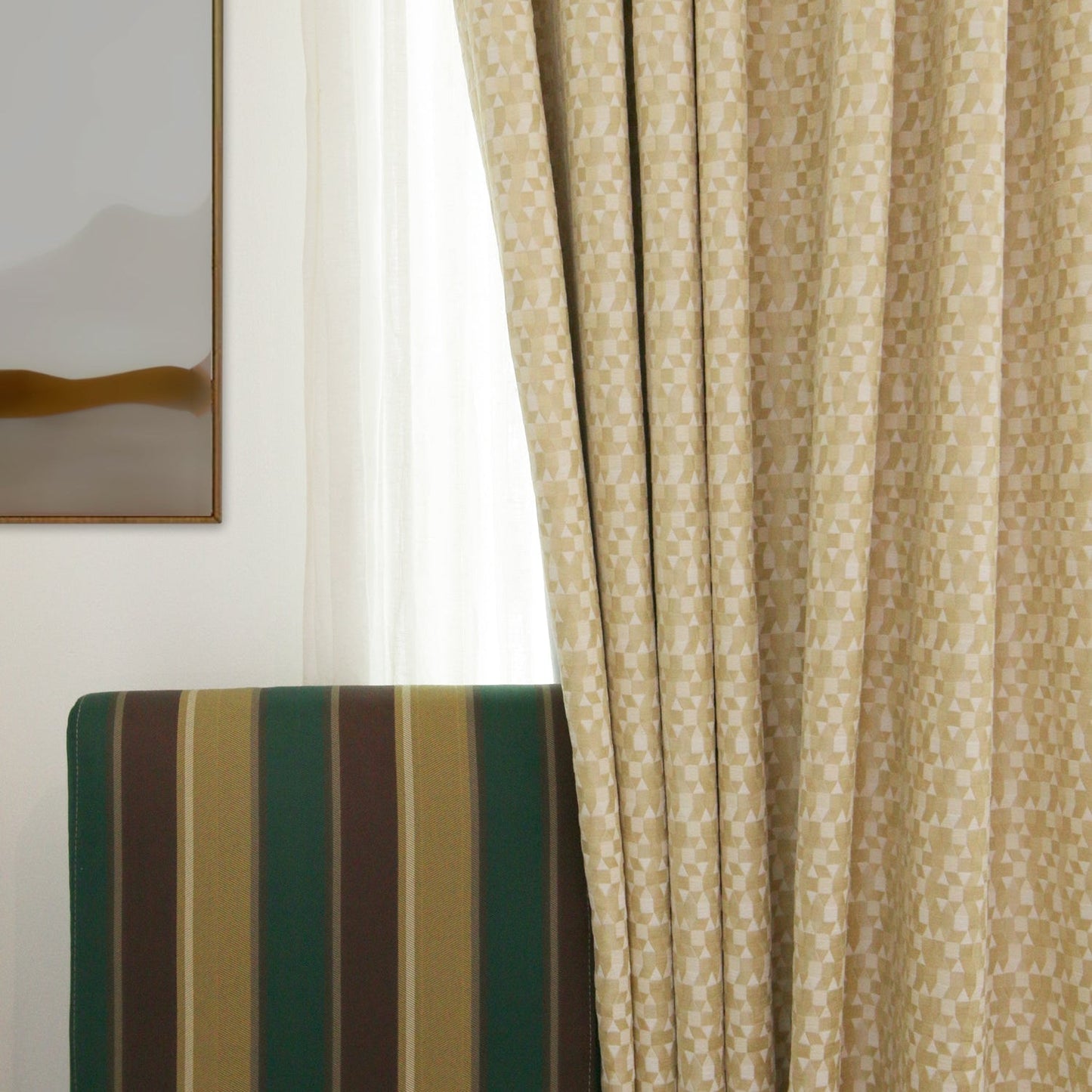Custom Prism Yarn-Dyed Room Darkening Curtains / Drapes | MIFU Decor