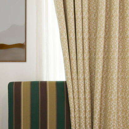 Custom Prism Yarn-Dyed Room Darkening Curtains / Drapes | MIFU Decor