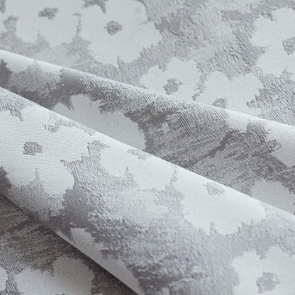 Custom Dawn Floral Jacquard Room Darkening Curtains / Drapes | MIFU Decor