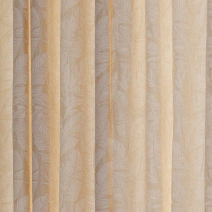 Custom Jungle Floral Jacquard Roman Shades | MIFU Decor