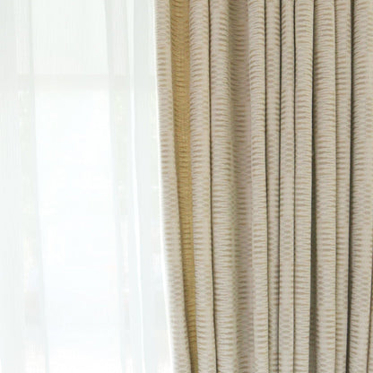 Custom Soluna Jacquard Room Darkening Curtains / Drapes | MIFU Decor