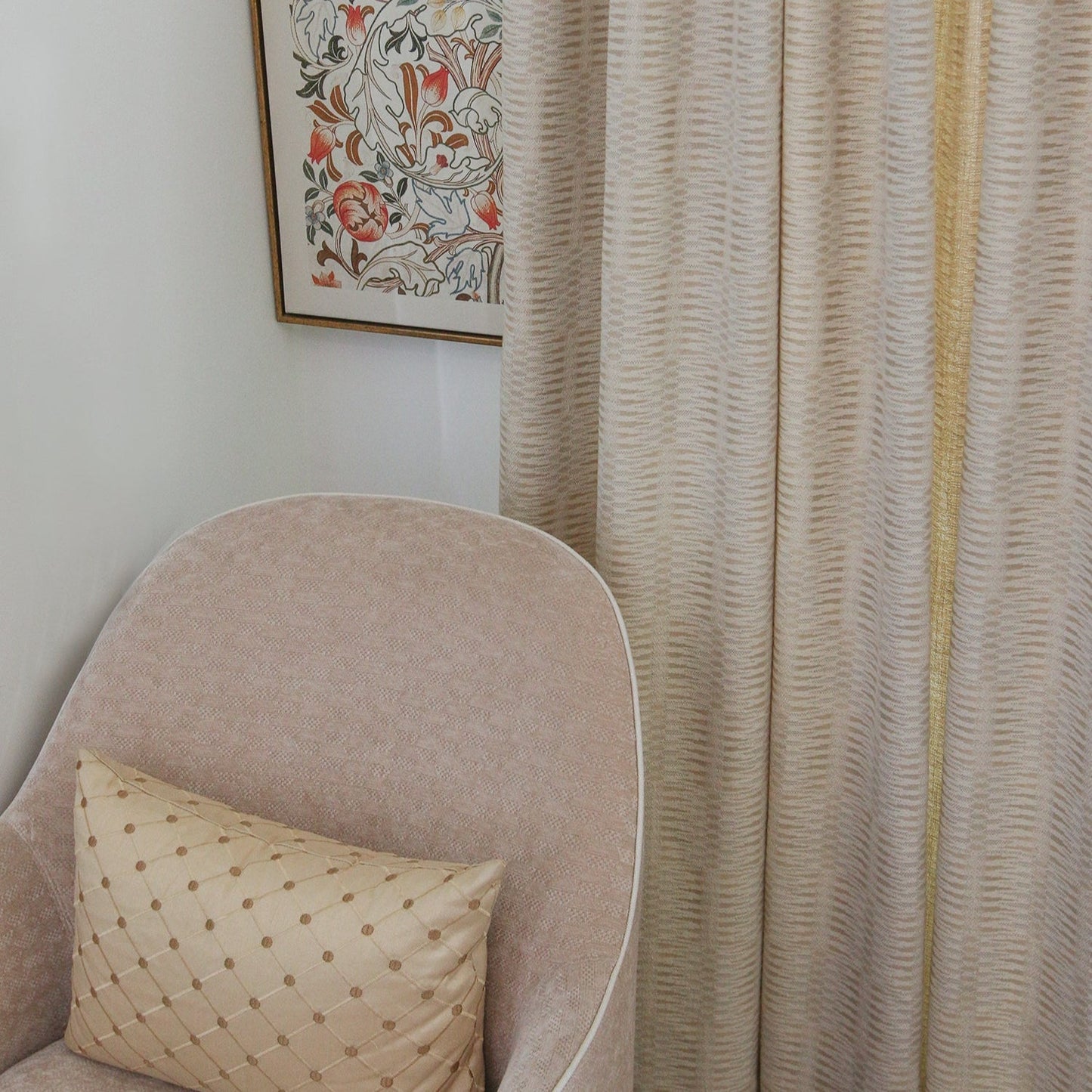 Custom Soluna Jacquard Room Darkening Curtains / Drapes | MIFU Decor