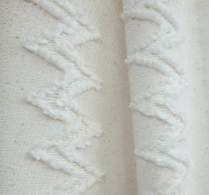 Custom Eugénie Jacquard Light-Filtering Curtains / Drapes | MIFU Decor