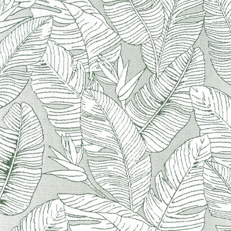 Custom Jungle Floral Jacquard Room Darkening Curtains / Drapes | MIFU Decor