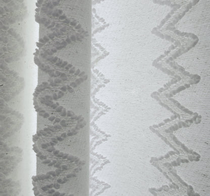 Custom Eugénie Jacquard Light-Filtering Curtains / Drapes | MIFU Decor