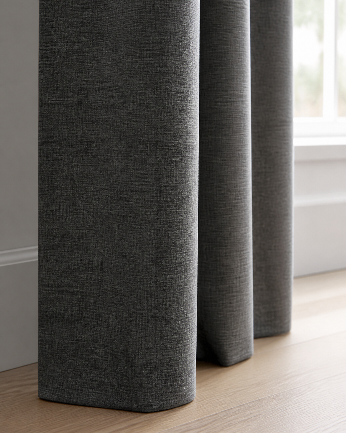 Custom After Dark Textured 80% Blackout Curtains / Drapes