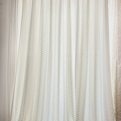 Custom Eugénie Jacquard Light-Filtering Curtains / Drapes | MIFU Decor