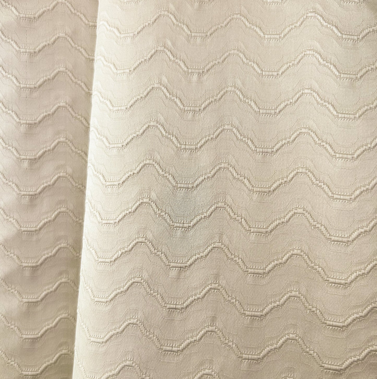 Custom Seawave Textured Light-Filtering Curtains / Drapes | MIFU Decor