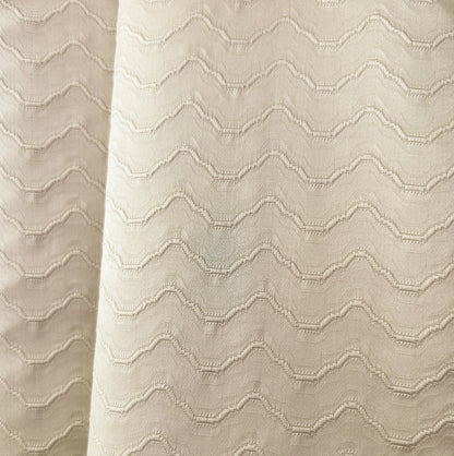 Custom Seawave Textured Light-Filtering Curtains / Drapes | MIFU Decor