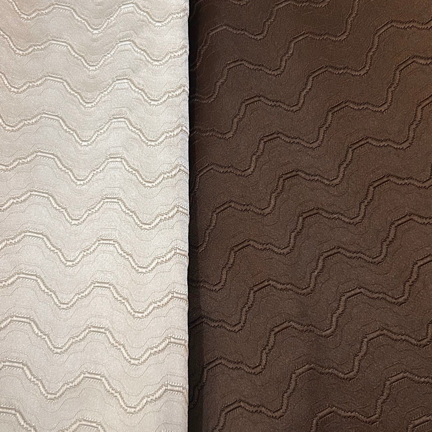 Custom Seawave Textured Light-Filtering Curtains / Drapes | MIFU Decor