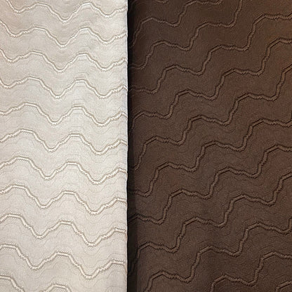 Custom Seawave Textured Light-Filtering Curtains / Drapes | MIFU Decor