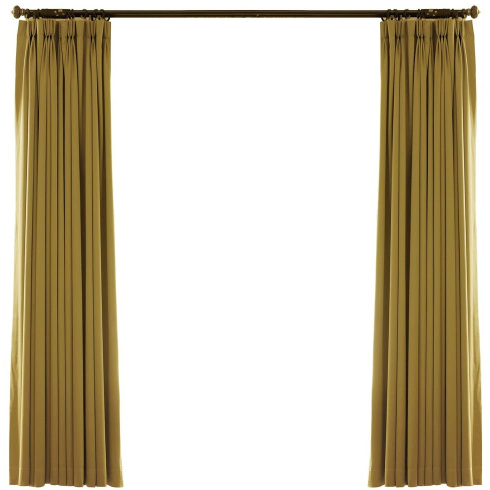 Custom Grace Lustrous Solid Yarn-dyed Curtains / Drapes | MIFU Decor