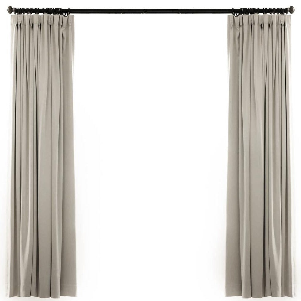 Custom Grace Lustrous Solid Yarn-dyed Curtains / Drapes | MIFU Decor