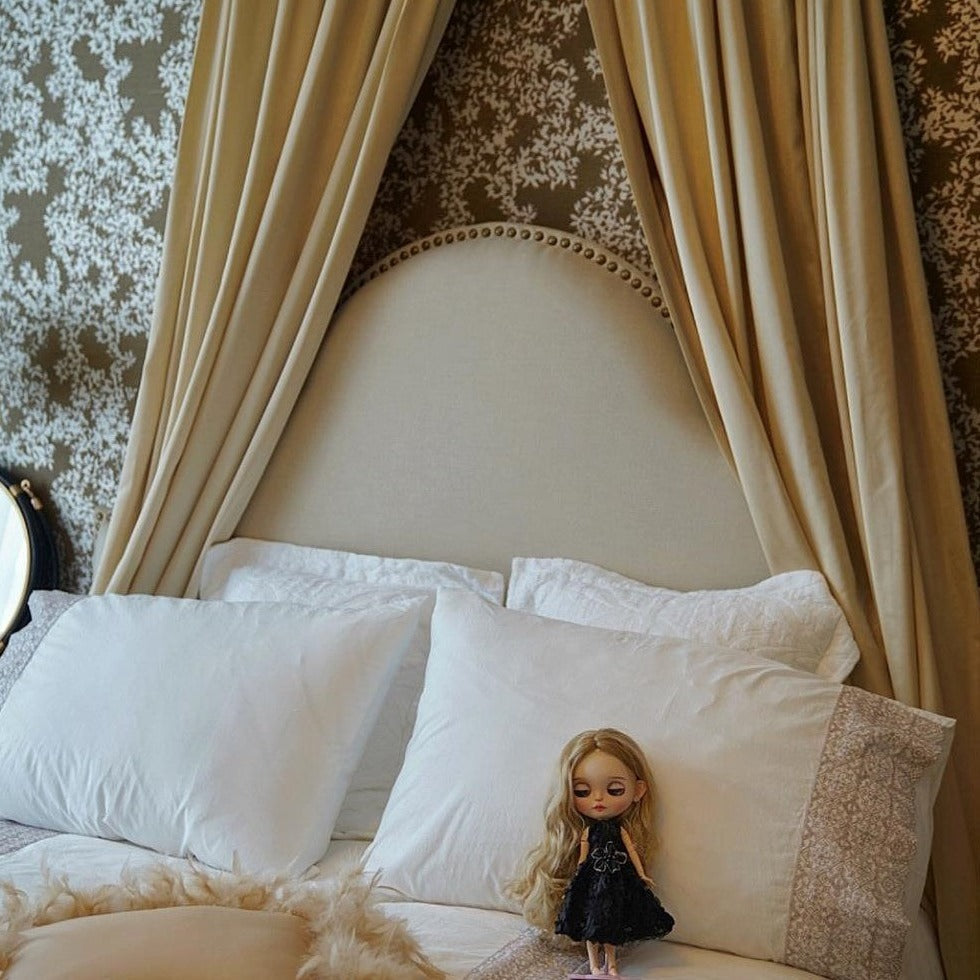 Custom Grace Lustrous Solid Yarn-dyed Curtains / Drapes | MIFU Decor