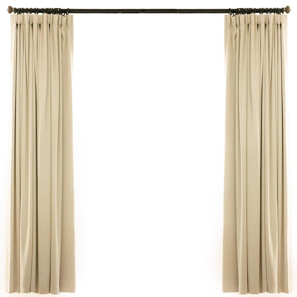 Custom Grace Lustrous Solid Yarn-dyed Curtains / Drapes | MIFU Decor