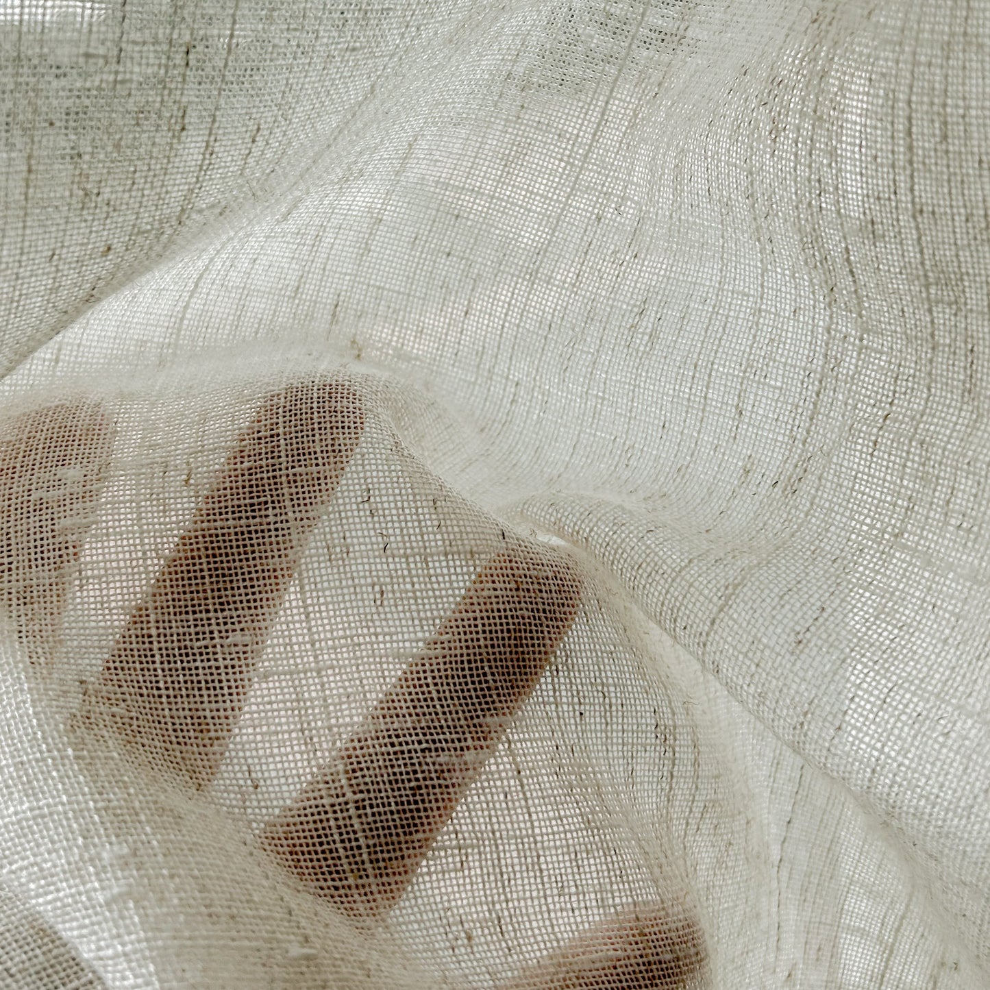 Custom Violette Linen Textured Neutral Sheer Curtains / Drapes | MIFU Decor