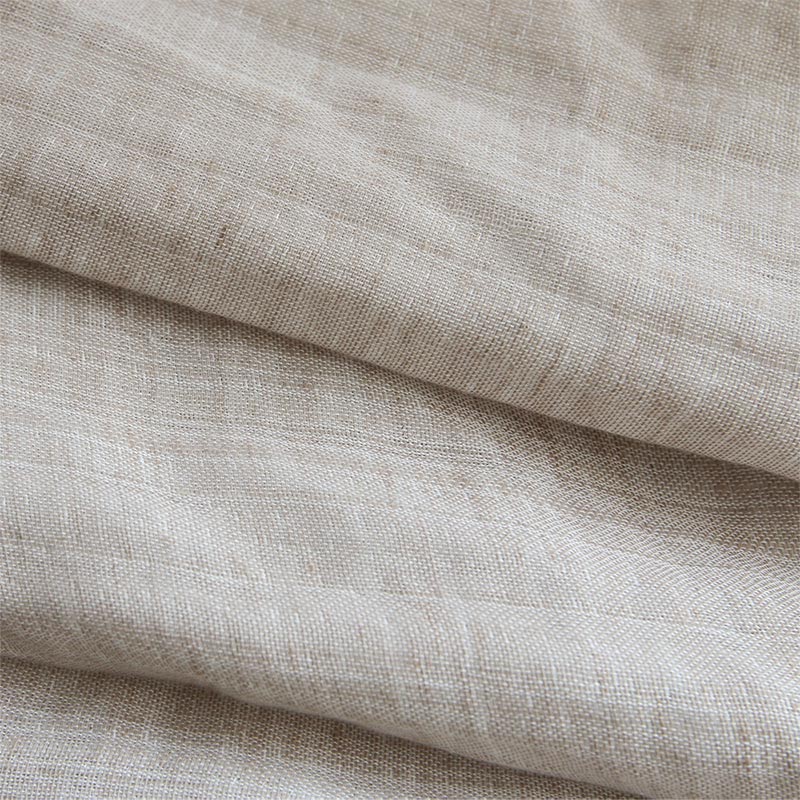 Custom Walden Double Gauze Yarn-Dyed Roman Shades | MIFU Decor