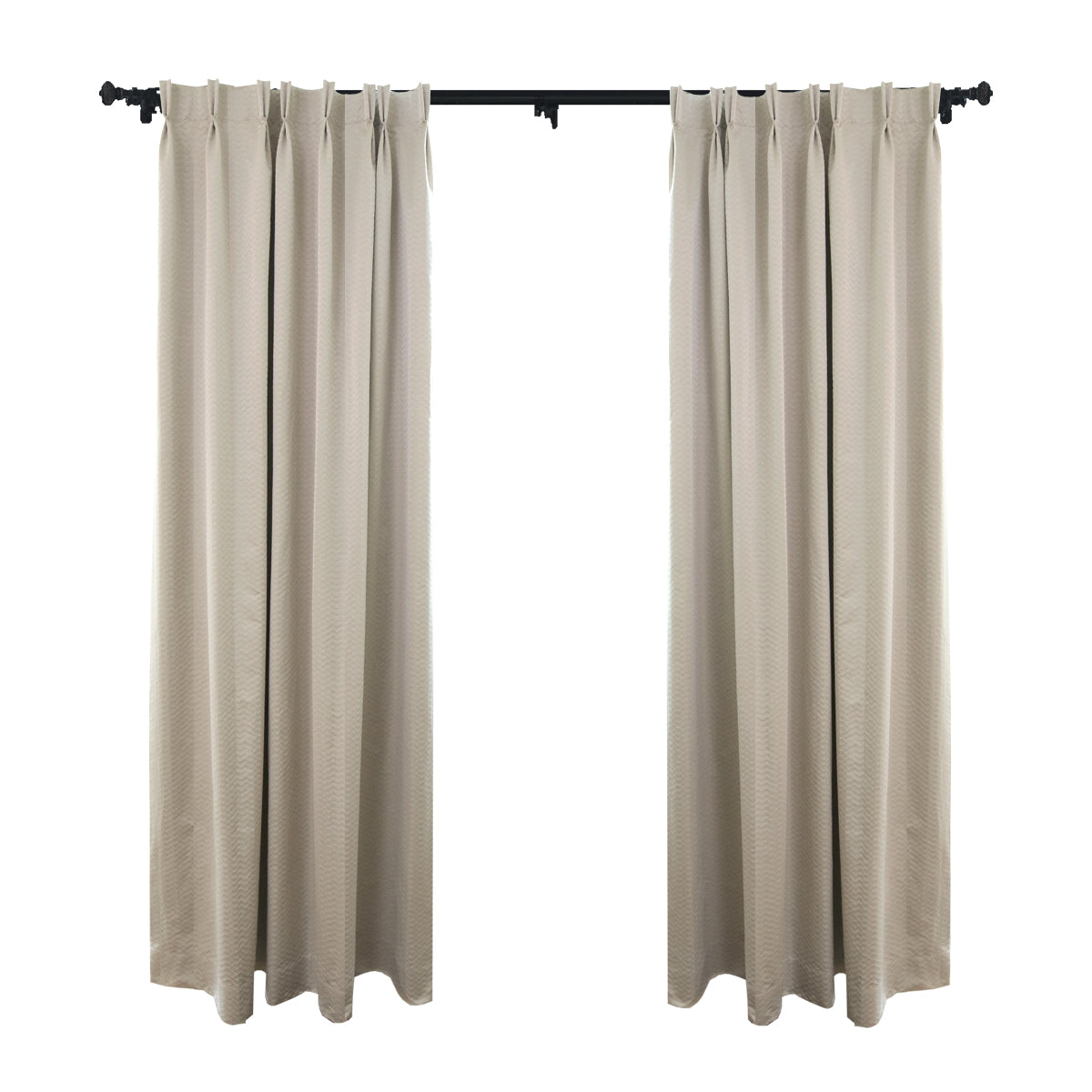 Custom Seawave Textured Light-Filtering Curtains / Drapes | MIFU Decor
