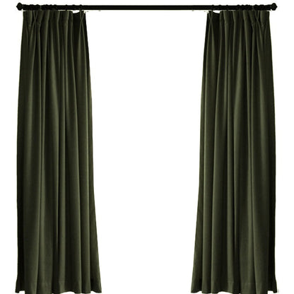 Custom Margaret Velvet Room Darkening Curtains / Drapes | MIFU Decor