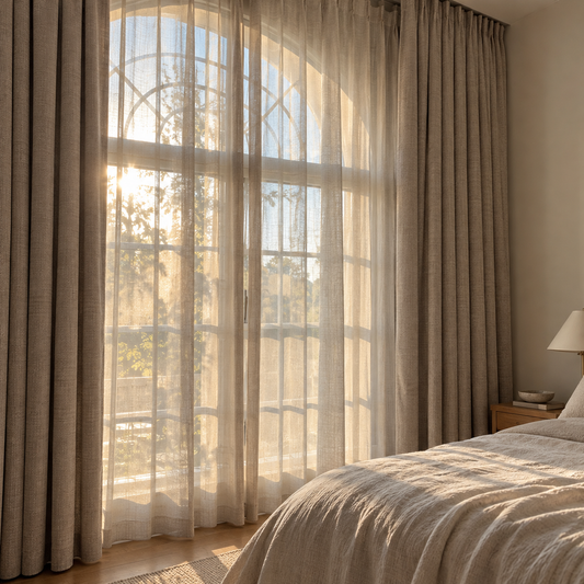 Amour – Custom Soft Textured 100% Blackout Curtains & Drapes