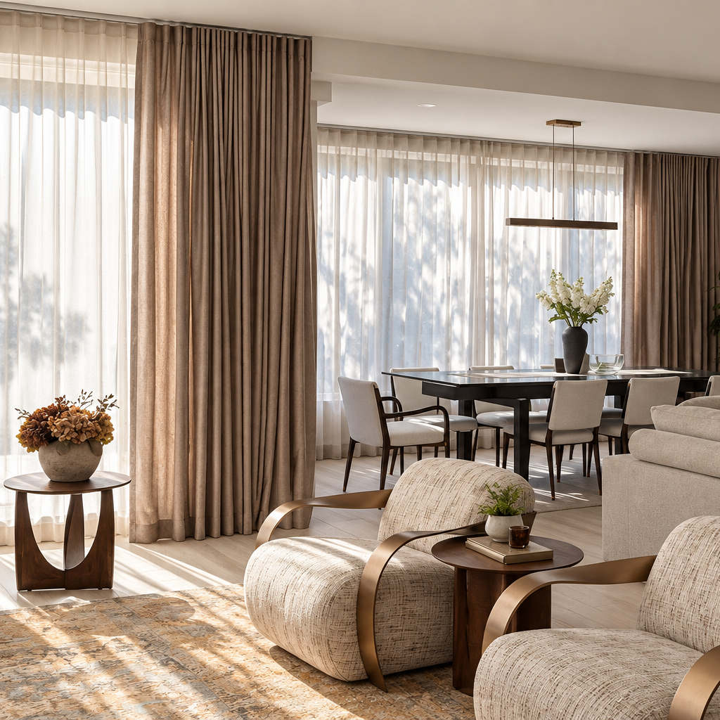 Lustre — Custom Textured Curtains & Drapes
