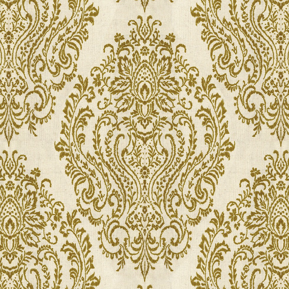 Custom Damask Cotton-Linen Floral Print Curtains / Drapes | MIFU Decor