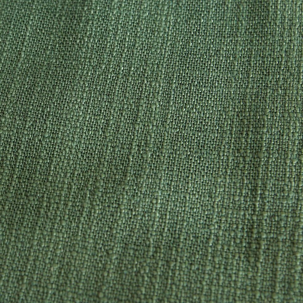 Custom Forest Dark Green Solid Yarn-dyed Room Darkening Curtains / Drapes | MIFU Decor