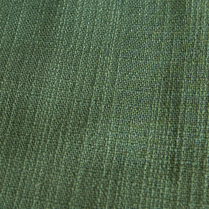 Custom Forest Dark Green Solid Yarn-dyed Room Darkening Curtains / Drapes | MIFU Decor