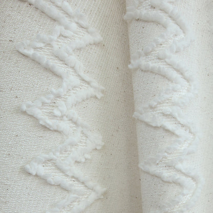 Custom Eugénie Raised Jacquard Roman Shades | MIFU Decor