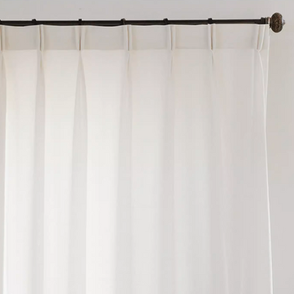 Custom Èze 100% Organic Linen Sheer Curtains / Drapes | MIFU Decor