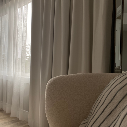 Custom After Dark Textured 100% Blackout Curtains / Drapes | MIFU Decor