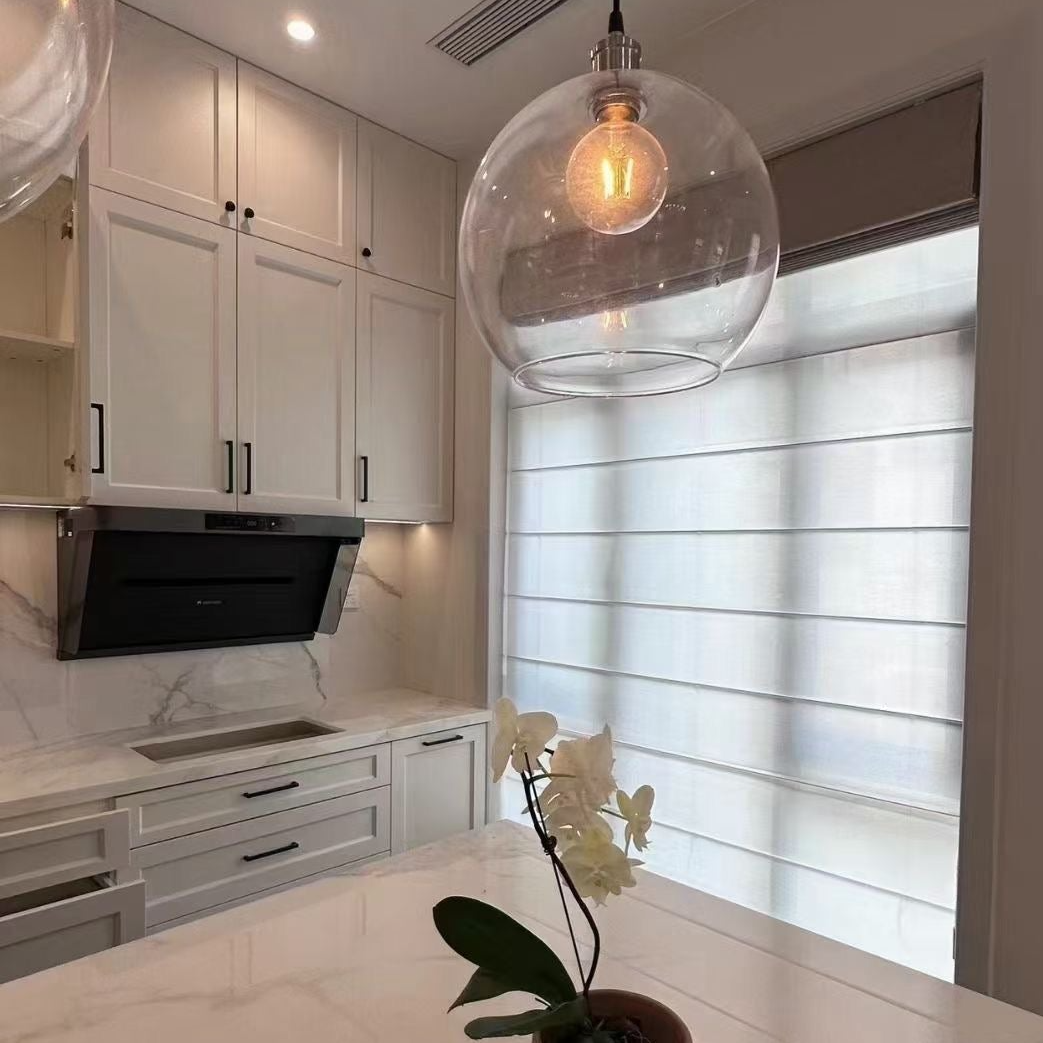 Custom Solid Full Blackout Roman Shades | MIFU Decor