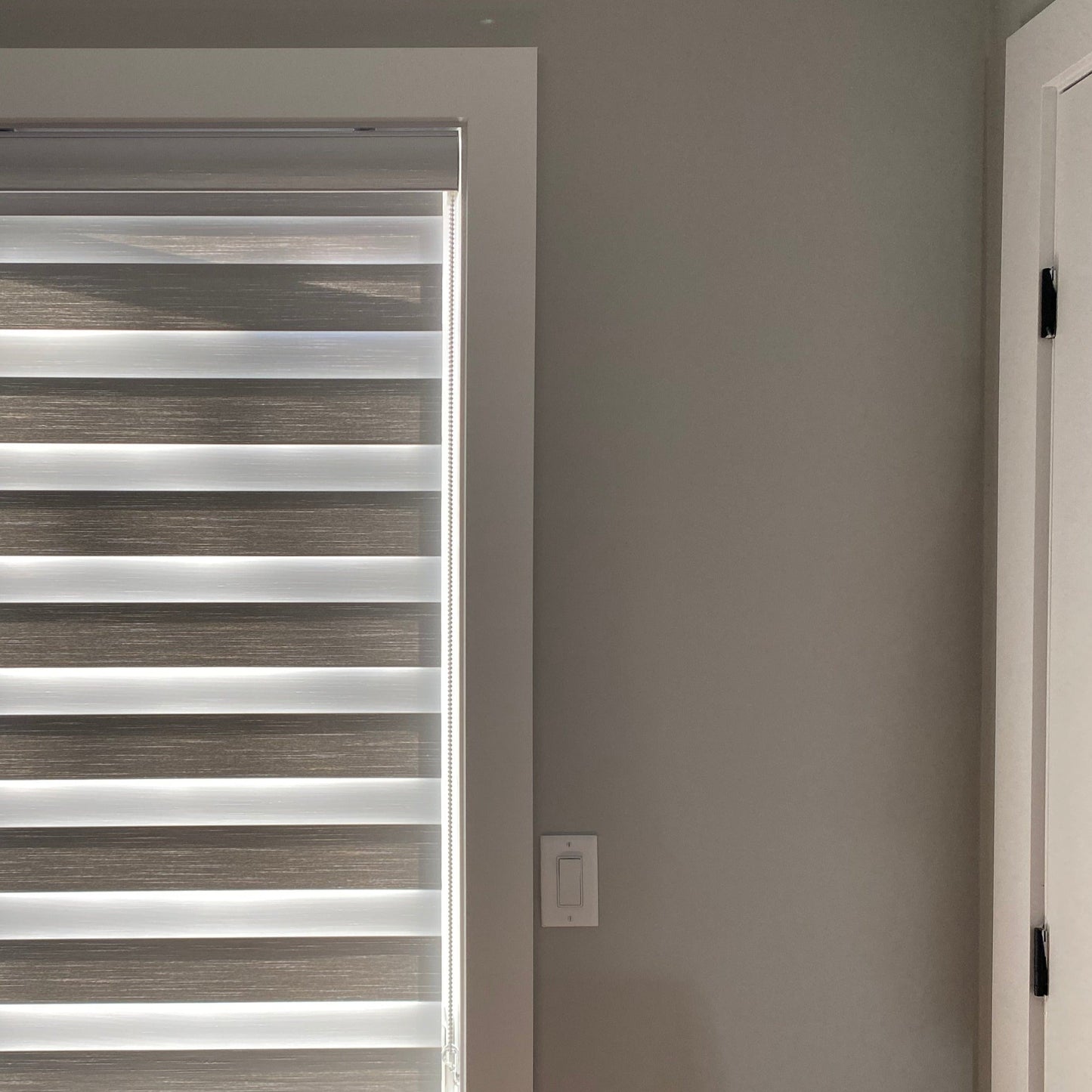 Premium Wool-Textured Room Darkening Zebra Blinds/ Dual Sheer Shades | MIFU Decor