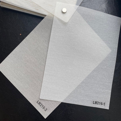 Custom Textured Sheer Light Filtering Roman Shades | MIFU Decor