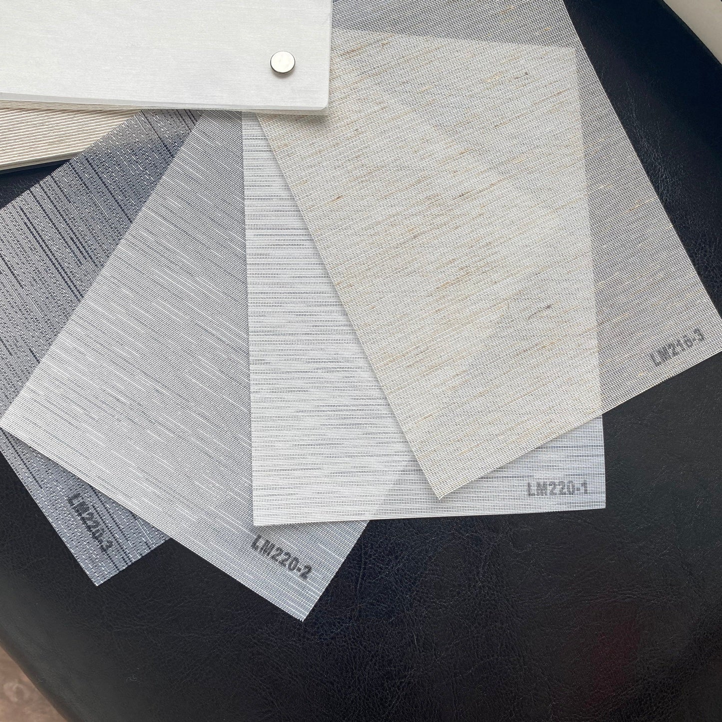 Custom Textured Sheer Light Filtering Roman Shades | MIFU Decor